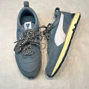 Puma x ami Rider FV Sneakers Tennis Shoes Blue 386668-01 Mens Sz 7 Womens Sz 8.5